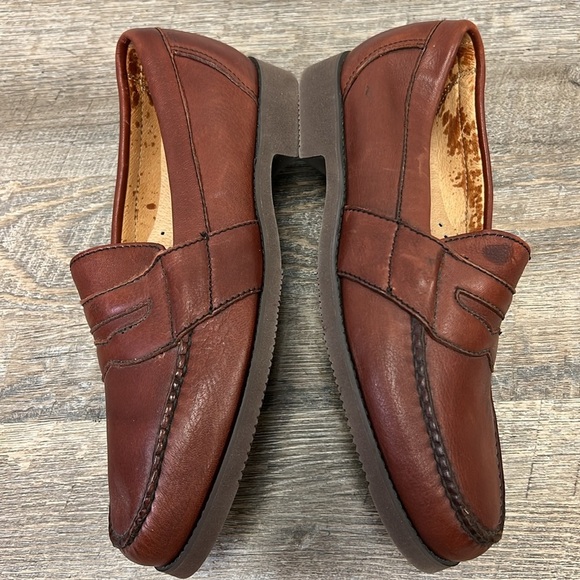 NEW Deercraft Genuine Deerskin Penny Loafers Size 8.5 - Picture 6 of 9